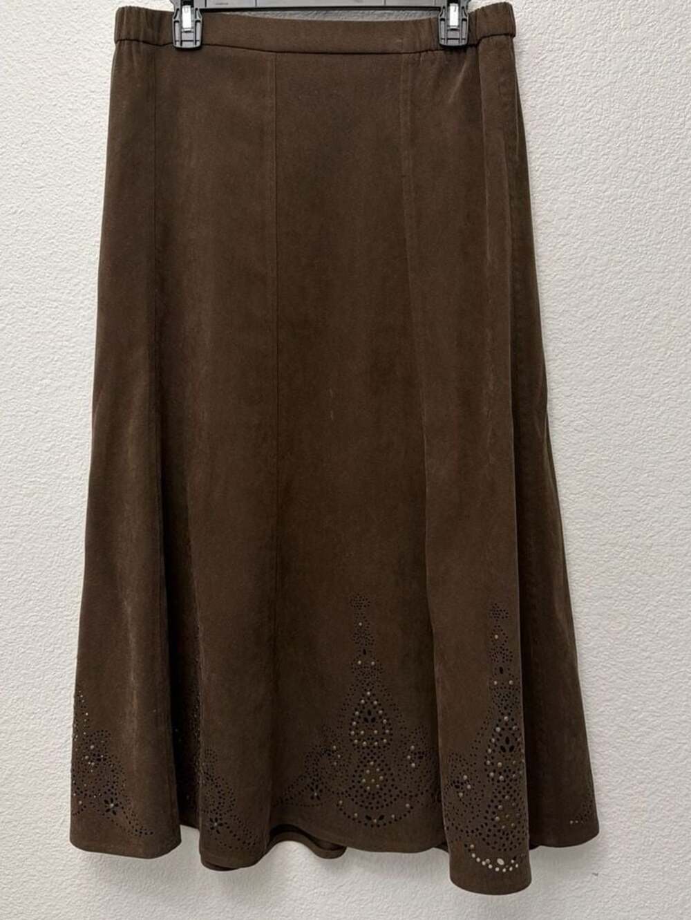 TanJay “Brown Boucle” Skirt Size 12